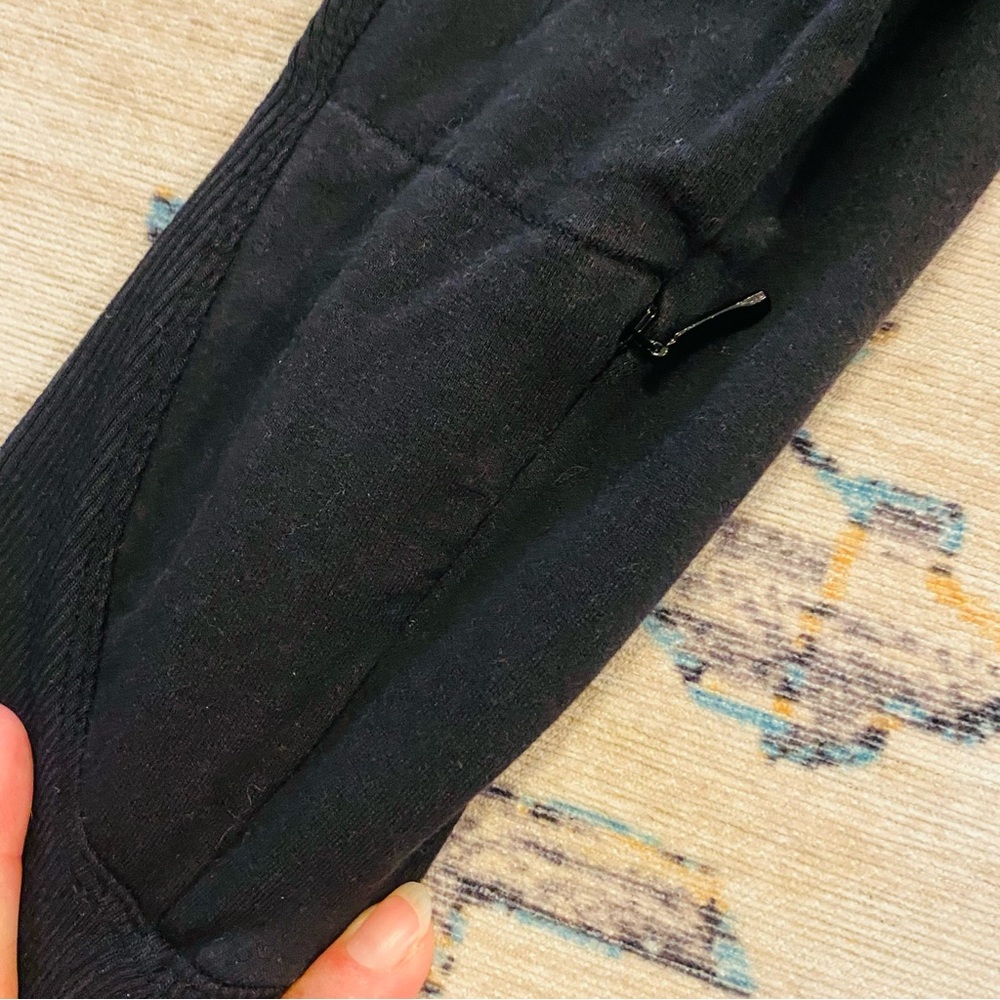 Athleta Balance Sweatshirt Dress Black Pockets Small - Picture 5 of 6